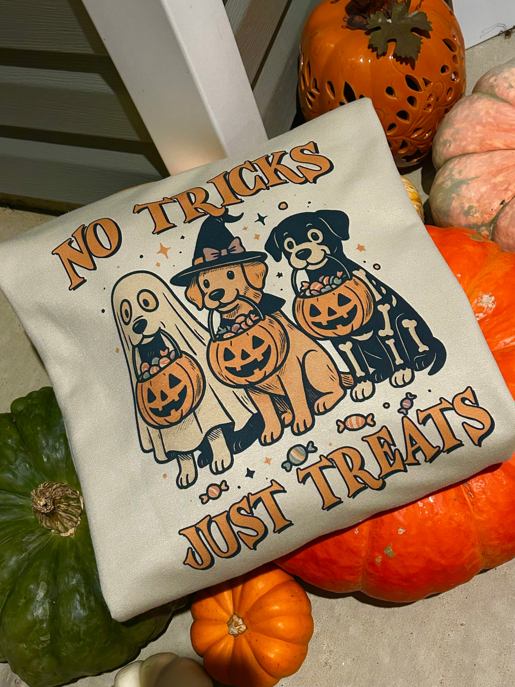 No tricks just treats Sweatshirt