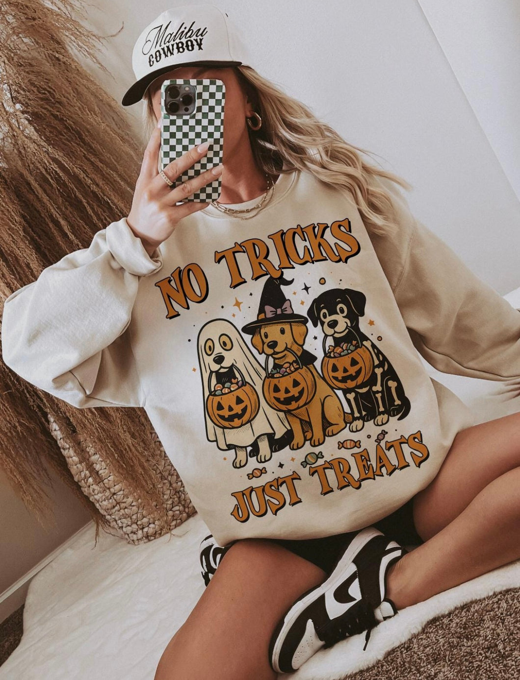 No tricks just treats Sweatshirt