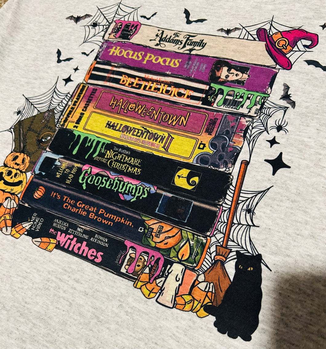 VHS Halloween tee