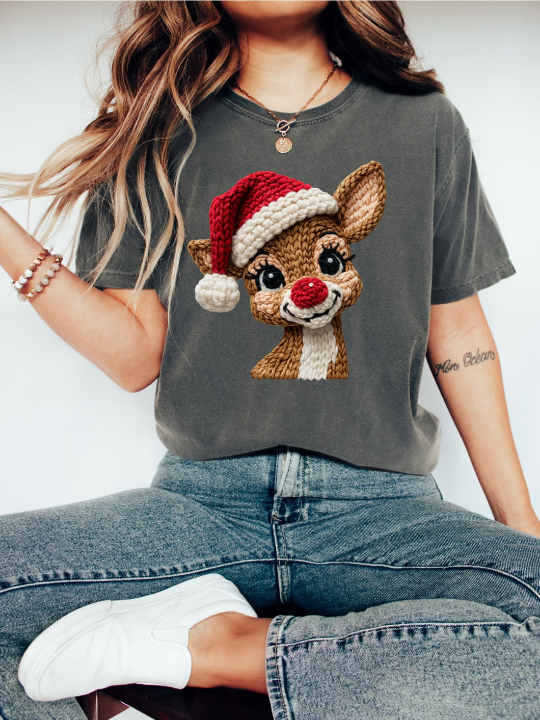 A reindeer ￼Tee Shirt